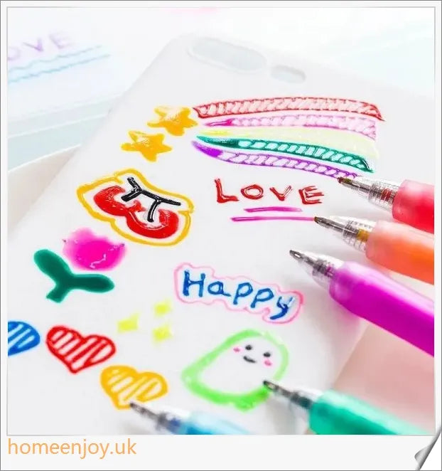 A colourful 3D jelly pen with vibrant, water-based pigments for bold, shimmering lines that inspire creative expression.