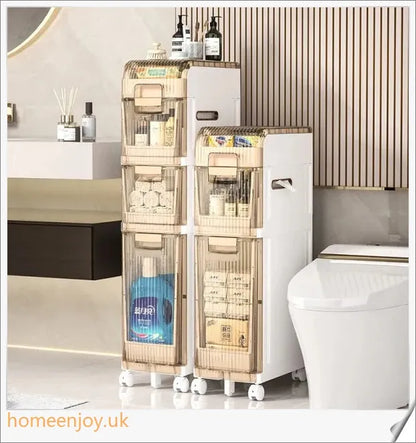 Bathroom Seam Storage Cabinet Drawer Type in various sizes and packaging options, featuring a sleek and modern design for enhanced bathroom storage and organisation.