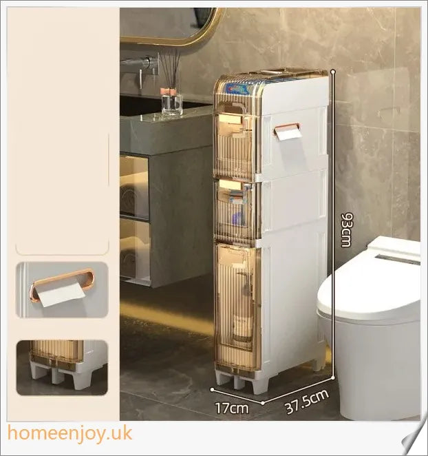 Bathroom Seam Storage Cabinet Drawer Type in various sizes and packaging options, featuring a sleek and modern design for enhanced bathroom storage and organisation.