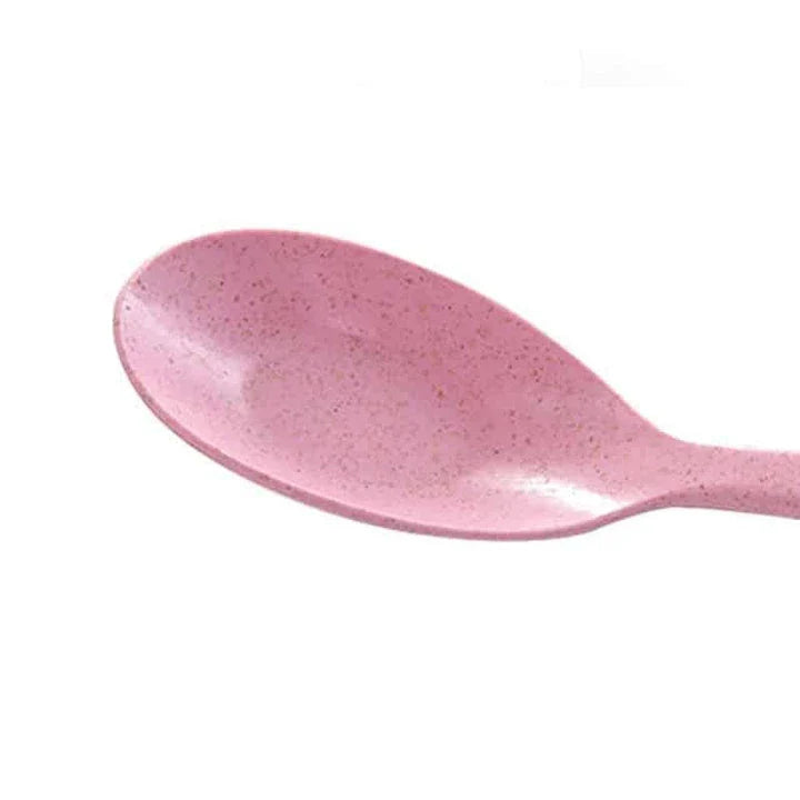 Eco-Friendly Wheat Straw Spoons - Sustainable, Durable, and Visually Appealing Tableware