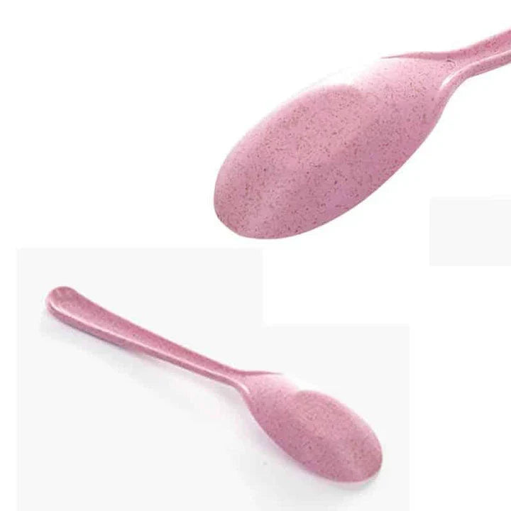 Eco-Friendly Wheat Straw Spoons - Sustainable, Durable, and Visually Appealing Tableware