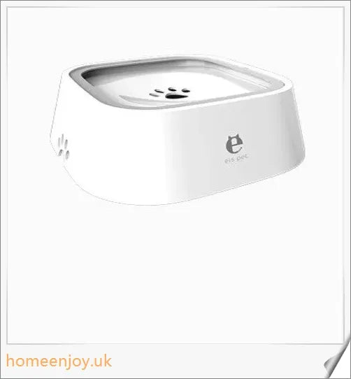 Premium 1.5L pet water bowl with anti-overflow and slow water feeder features, suitable for home, office, and travel use