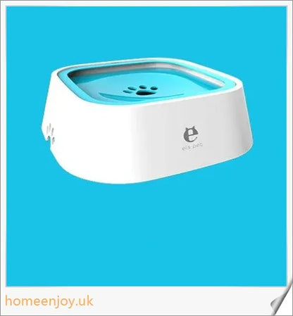 Premium 1.5L pet water bowl with anti-overflow and slow water feeder features, suitable for home, office, and travel use