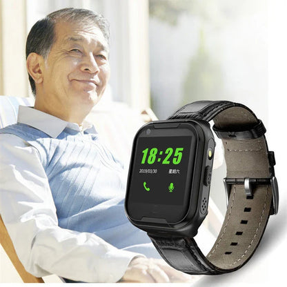 Elderly smart watch with health monitoring and safety features for the golden generation
