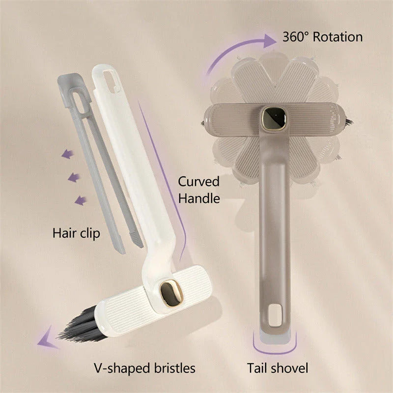 360 Degree Rotating Crevice Cleaning Brush for Bathroom and Tile Joints - Deep Clean Every Corner with Ease