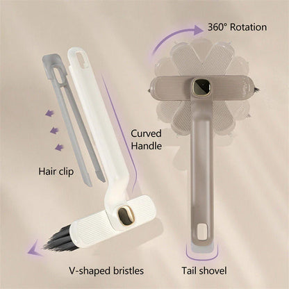 360 Degree Rotating Crevice Cleaning Brush for Bathroom and Tile Joints - Deep Clean Every Corner with Ease