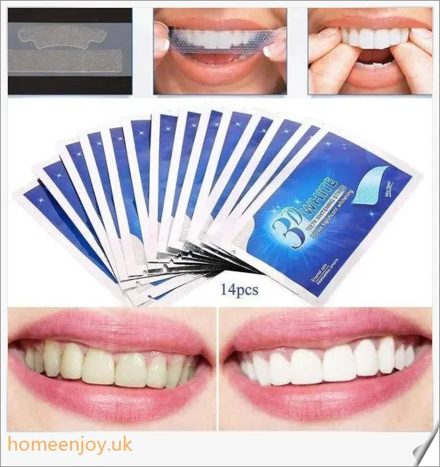 Advanced Teeth Whitening Strips - Effectively remove tea, coffee, and pigment stains for a brighter, more confident smile.