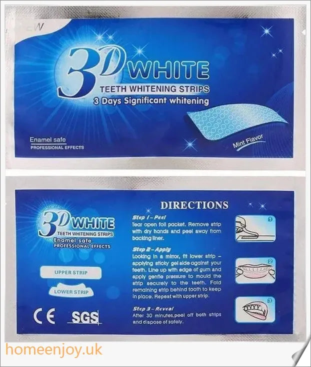 Advanced Teeth Whitening Strips - Effectively remove tea, coffee, and pigment stains for a brighter, more confident smile.