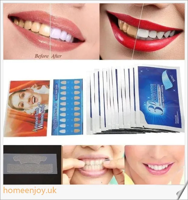 Advanced Teeth Whitening Strips - Effectively remove tea, coffee, and pigment stains for a brighter, more confident smile.