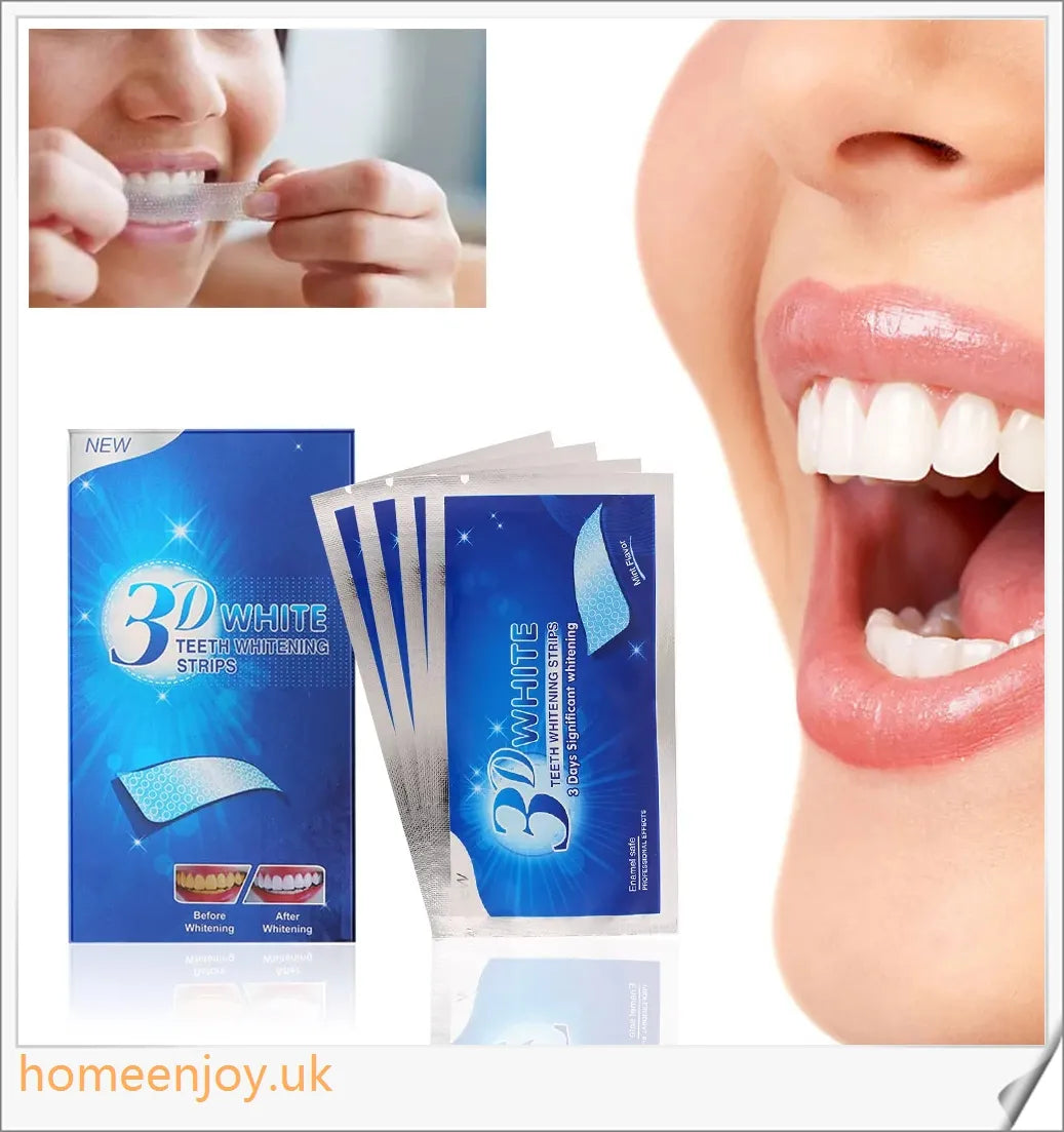 Advanced Teeth Whitening Strips - Effectively remove tea, coffee, and pigment stains for a brighter, more confident smile.