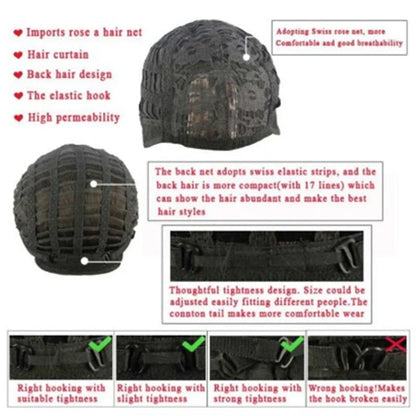 Men's Fashion Short Straight Brown Wig - Versatile accessory for a stylish transformation