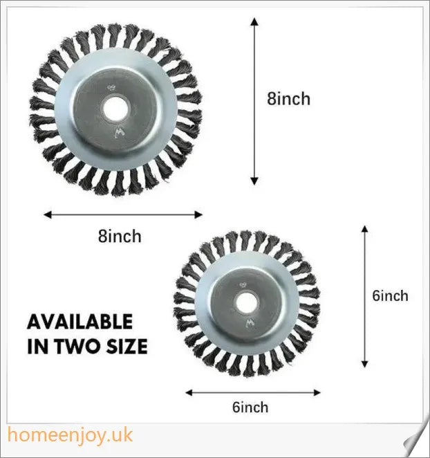Garden Weed Brush Lawn Mower - A high-quality steel wire tool for tackling weeds, deburring, and polishing in your British garden
