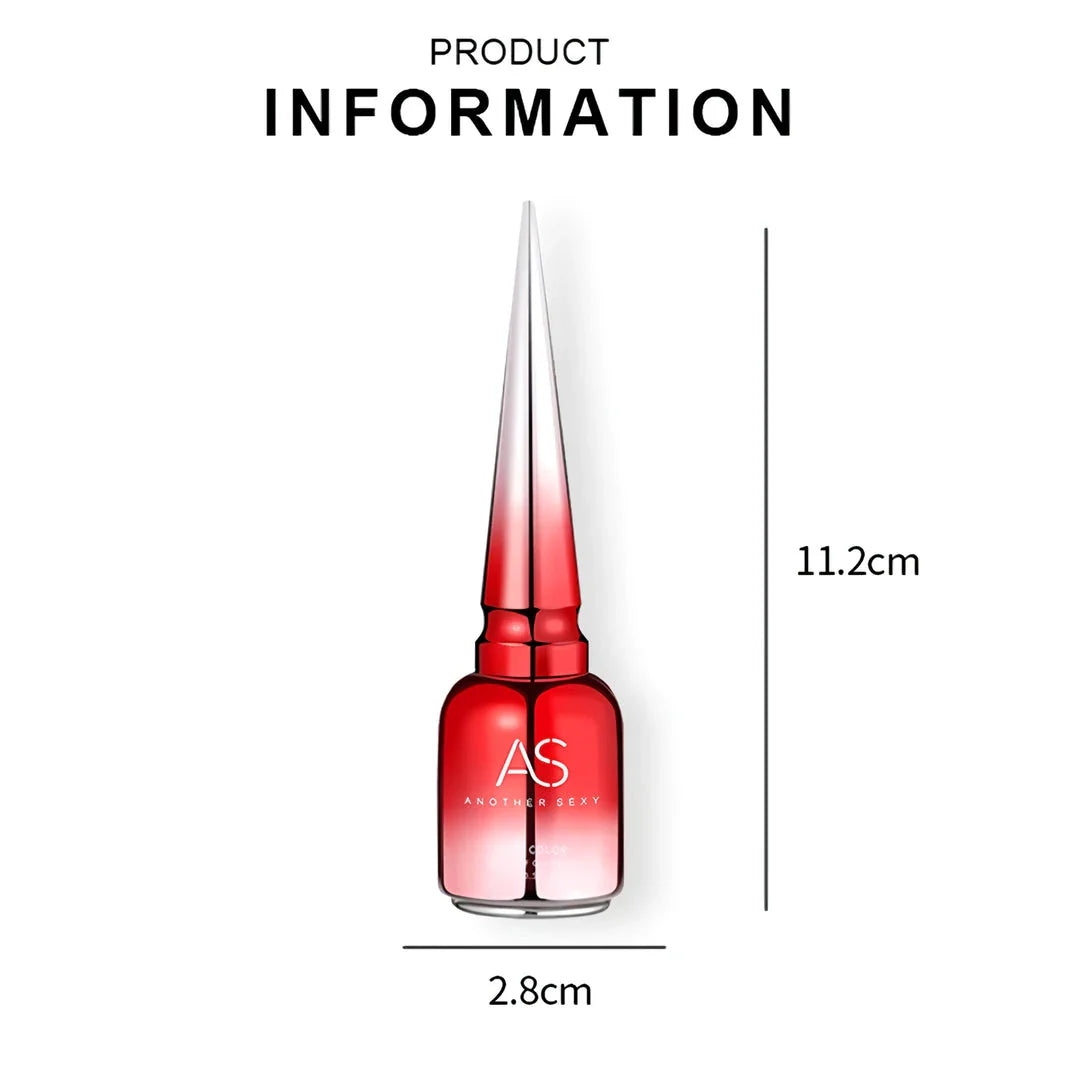 Close-up of nails with clear water drop wave gel, showcasing a sophisticated and unique nail art design