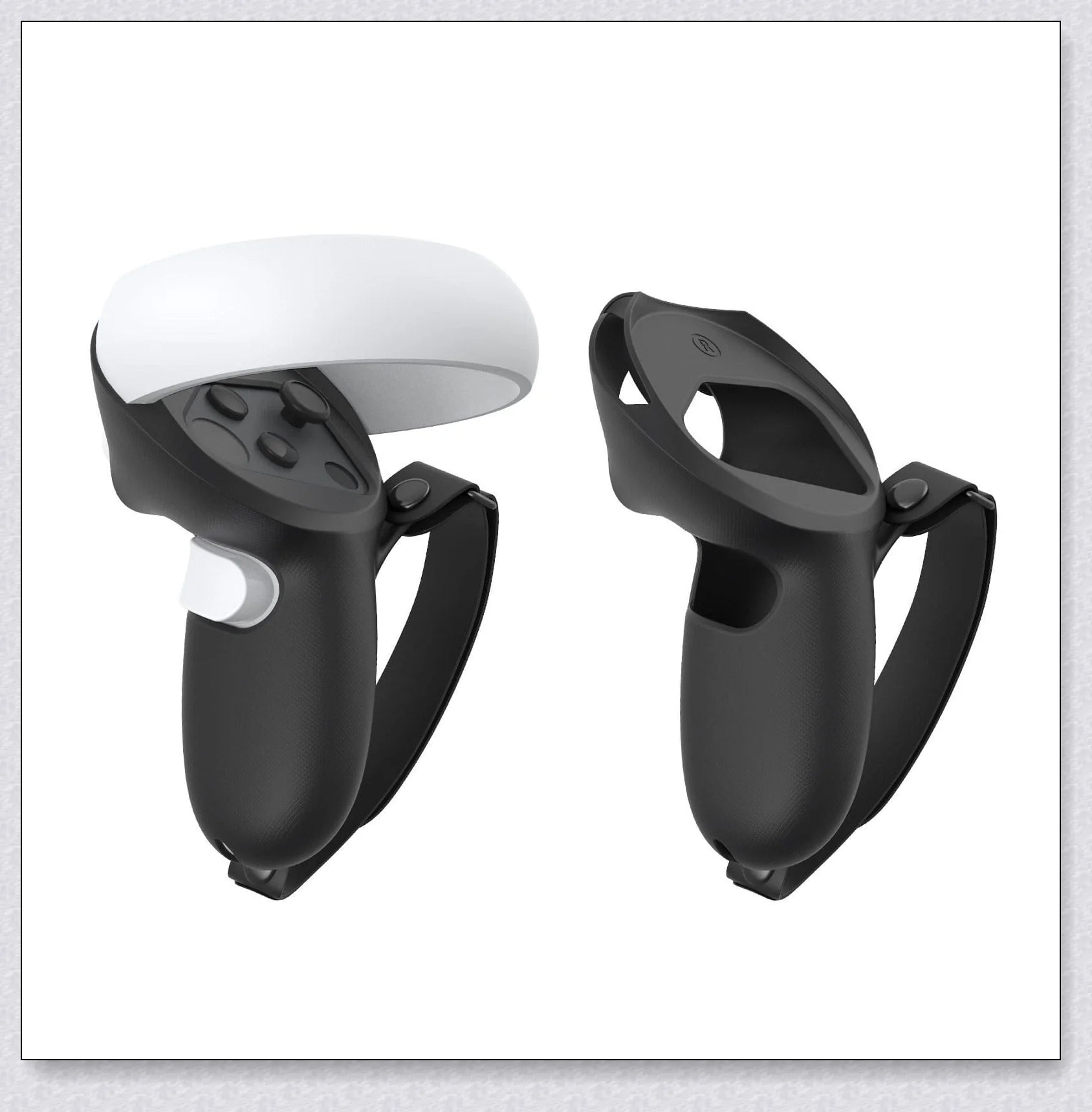 Touch Controller Pad for Oculus Quest 2 with premium silicone grip and adjustable design for enhanced VR gaming immersion