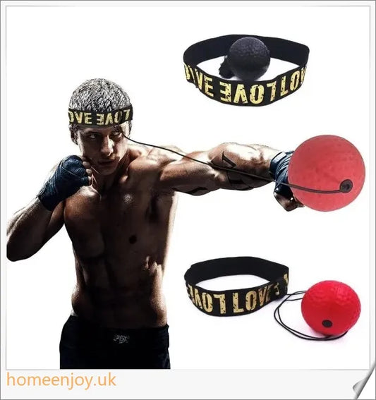 A high-quality boxing reflex speed punch ball with a sturdy steel frame and synthetic leather construction, designed for a challenging and addictive full-body workout.