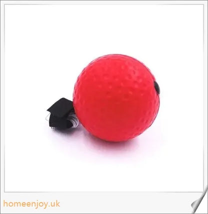 A high-quality boxing reflex speed punch ball with a sturdy steel frame and synthetic leather construction, designed for a challenging and addictive full-body workout.