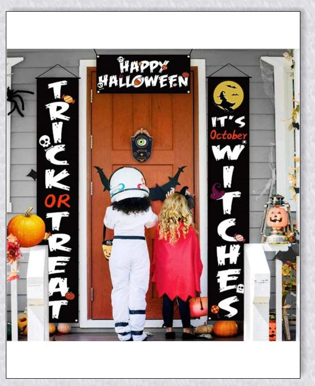 Halloween One-Eyed Doorbell with a movable, lighted eyeball that delivers spooky greetings