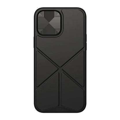 Black TPU back cover case for iPhone 13 series on a table