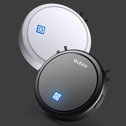 Compact 3-in-1 robot vacuum cleaner with smart navigation and 1800Pa suction