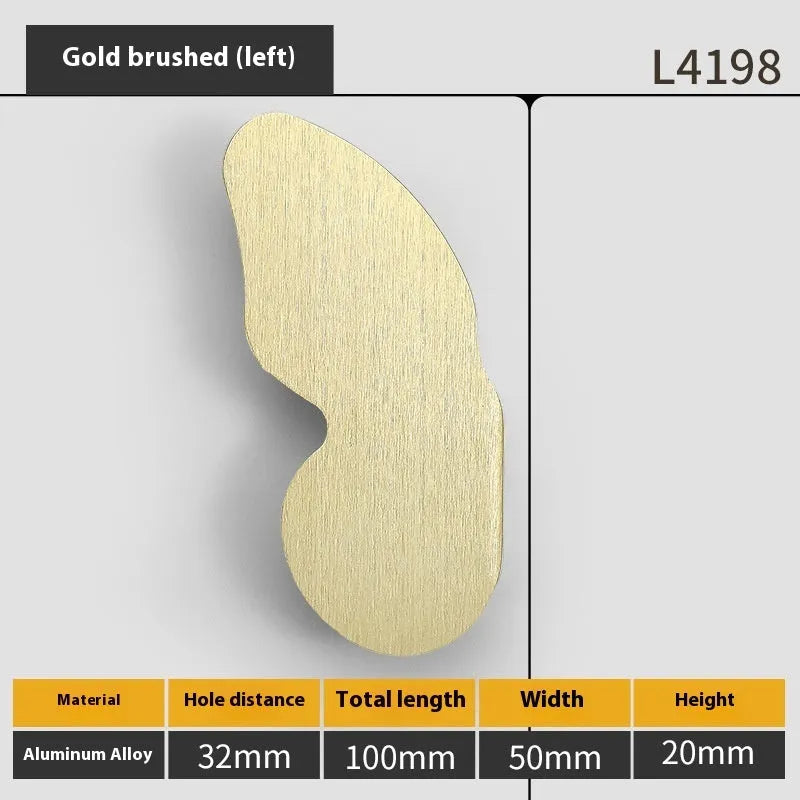 Butterfly cartoon cabinet door handle in multiple colours for children's room furniture