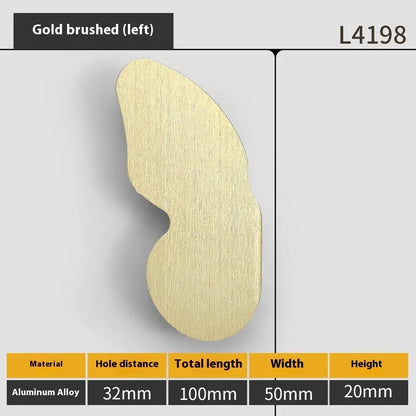 Butterfly cartoon cabinet door handle in multiple colours for children's room furniture