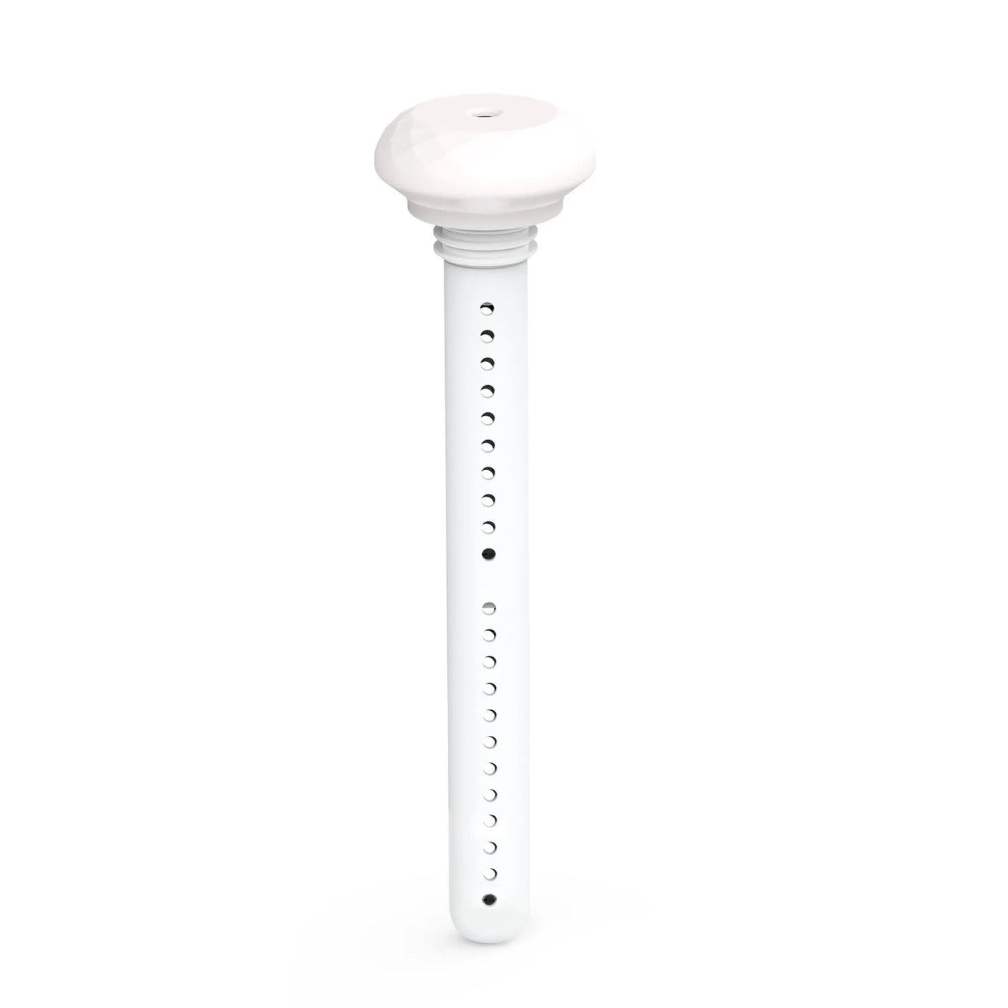 White columnar USB humidifier diffuser with 54mm diameter next to car cup holder