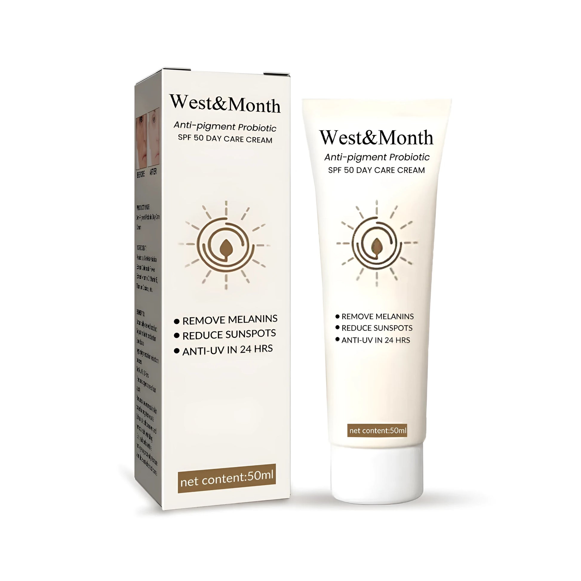 50g tube of probiotics protective cream with brightening and skin isolation properties