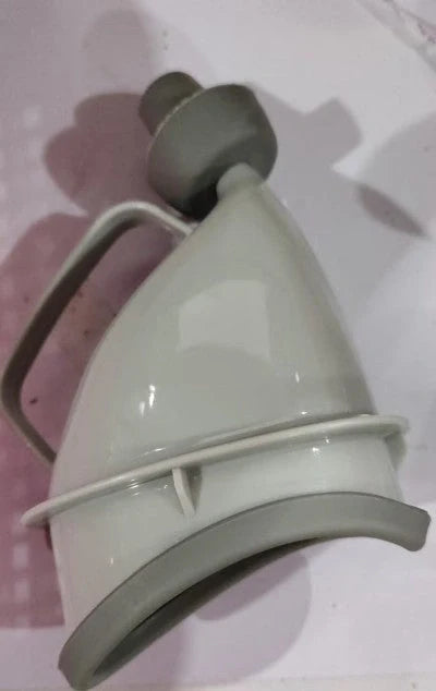 Compact portable urinal for travel, made from lightweight PP material