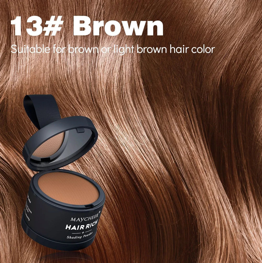Hairline sculpting contour powder in plastic container with 4g content and waterproof properties