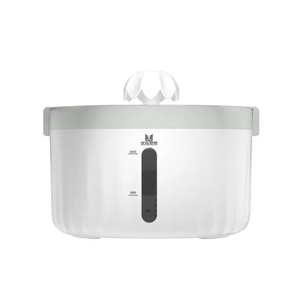 Automatic circulating pet water dispenser, 2L, beige and white, ABS and PP, with filter and power cord