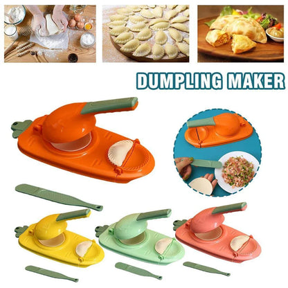 Ergonomic dumpling press tool made of food-grade plastic for easy and convenient homemade dumplings