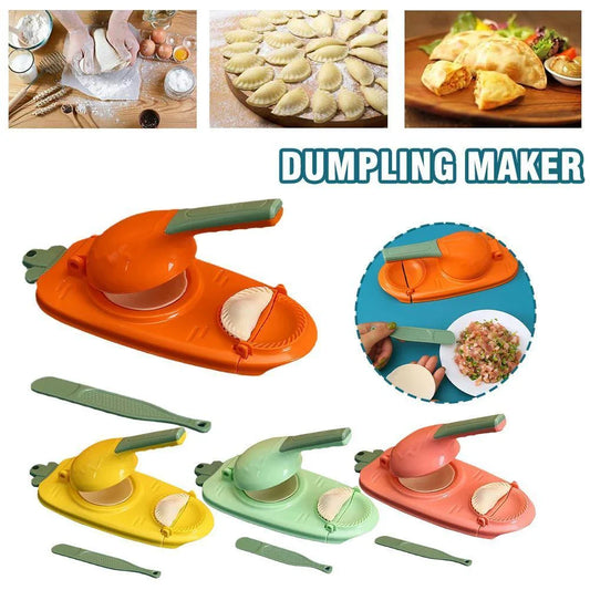 Ergonomic dumpling press tool made of food-grade plastic for easy and convenient homemade dumplings