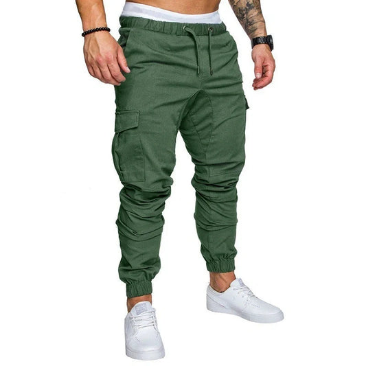 Men's stylish woven casual corset pants in various colours