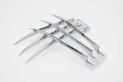 Aluminium alloy cosplay war claws in mirror and matte finishes