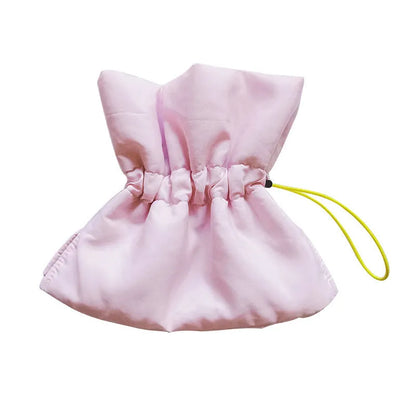 Soft adjustable Elizabethan recovery collar for a cat or small dog in blue, grey, green, or pink.