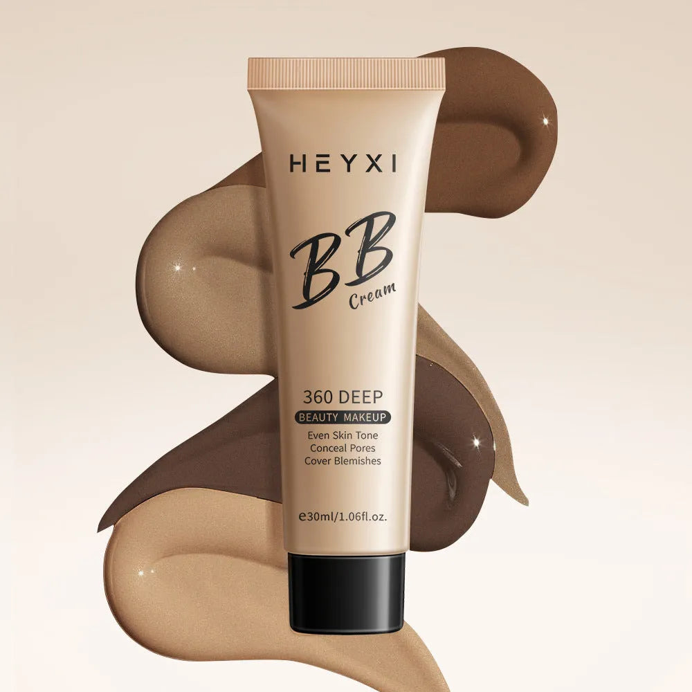 Waterproof BB cream in four colour shades 01 02 03 04 for all skin types