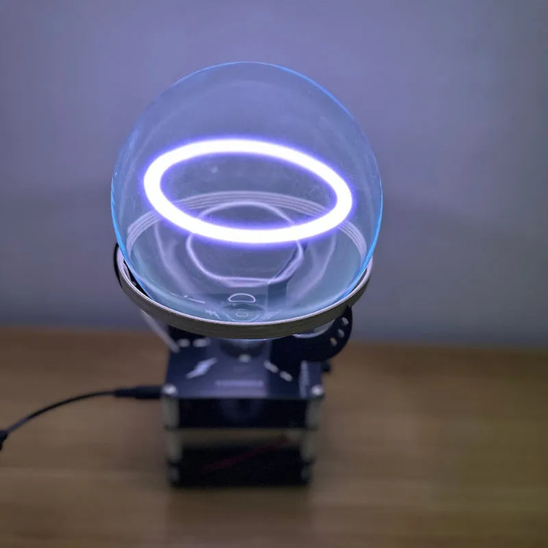 Plasma ring lamp with inert xenon balloon reactor design, 4-inch model, 13cm and 9cm sizes, EU outlet, ≤360V
