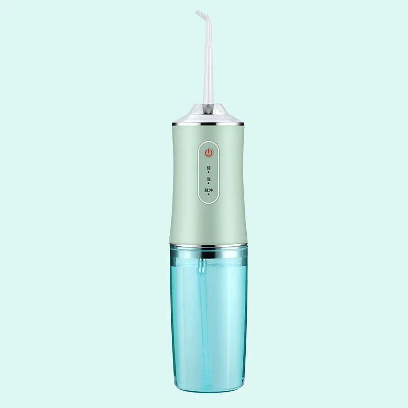 USB Rechargeable Dental Water Flosser with 3 Adjustable Pressure Modes, Large 240ml Tank, and up to 2 Weeks of Battery Life