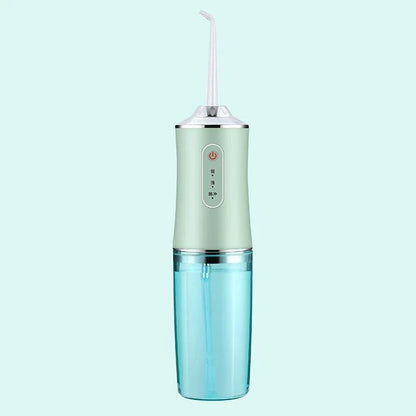USB Rechargeable Dental Water Flosser with 3 Adjustable Pressure Modes, Large 240ml Tank, and up to 2 Weeks of Battery Life