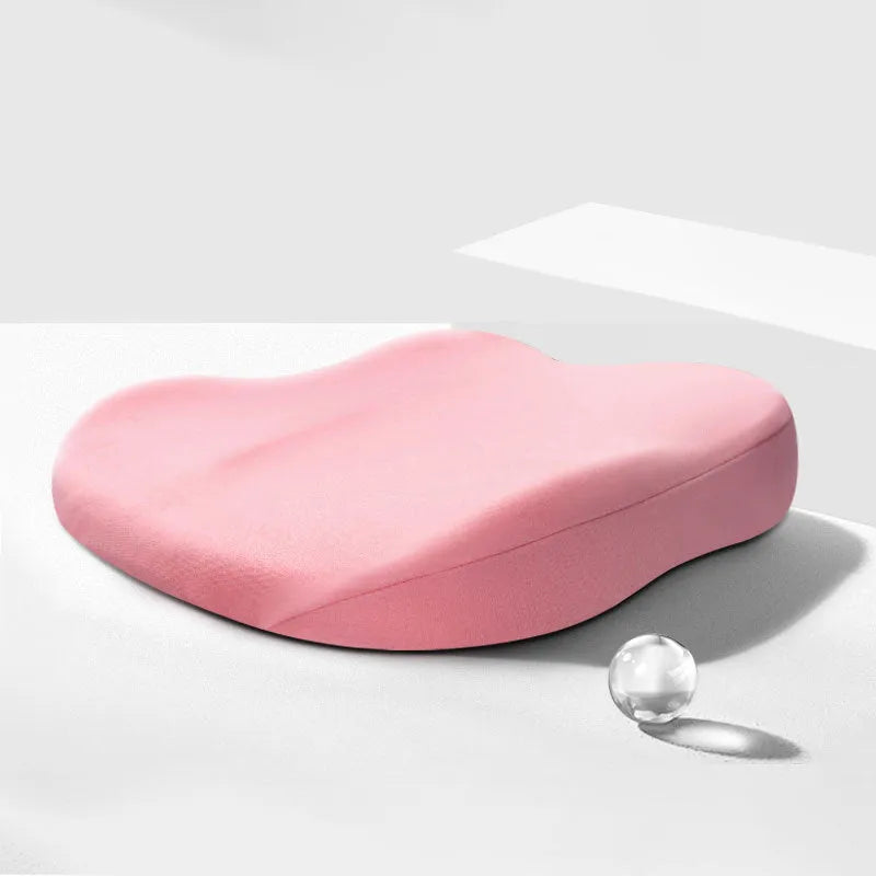 Ice silk fabric car seat cushion with 10cm thickness shown in multiple colour options