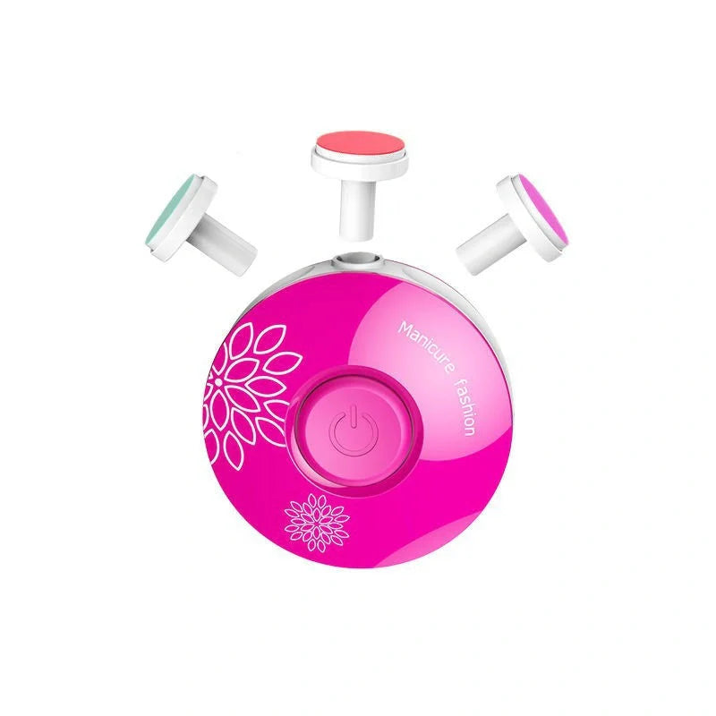 Baby Electric Nail Grinder with silent design and multiple grinding heads
