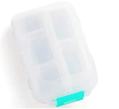 10-Grid Moisture-Proof Travel Pill Organizer in various colors