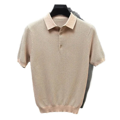 Loose fitting pure cotton short sleeve pullover in grey colour showing casual design