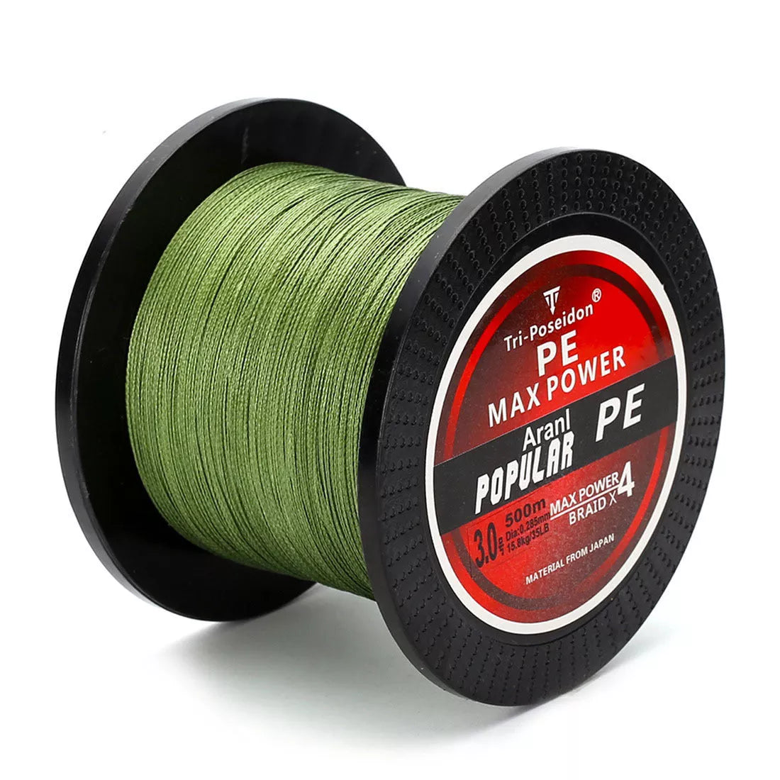 4Braided Fishing PE Strong Pull Horse Main Line 300M - Durable SK-75 PE fibre