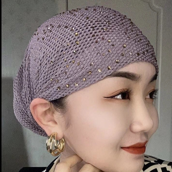 Stylish knitted beanie cap with hollow-out pattern in various colors, perfect for keeping warm and fashionable in the UK