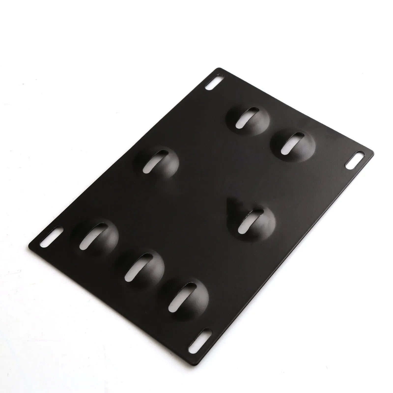 American licence plate frame with trailer hook for car modification on vehicle