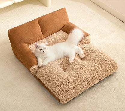 Universal four season dog kennel with warm cushion for small to medium pets