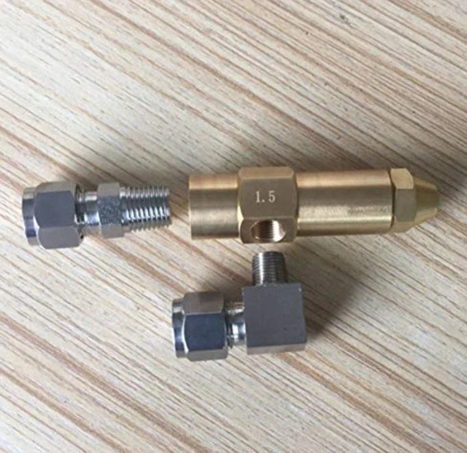 Set of three 1.0 mm oil burner nozzles for efficient heating system performance