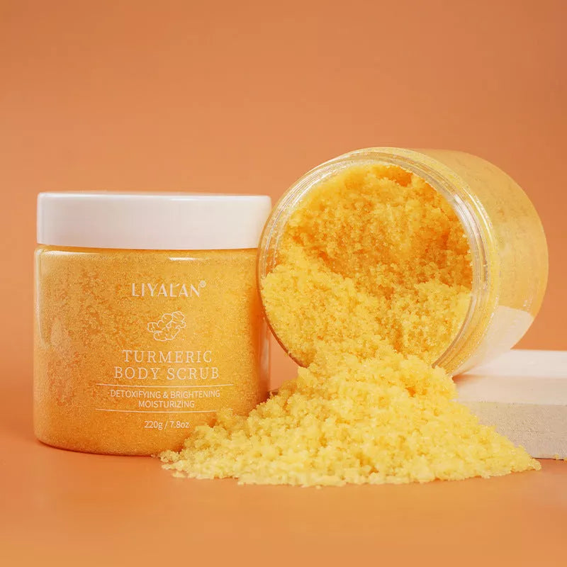 Turmeric Facial Scrub 220g for softening cutin and revitalising skin