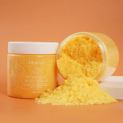 Turmeric Facial Scrub 220g for softening cutin and revitalising skin
